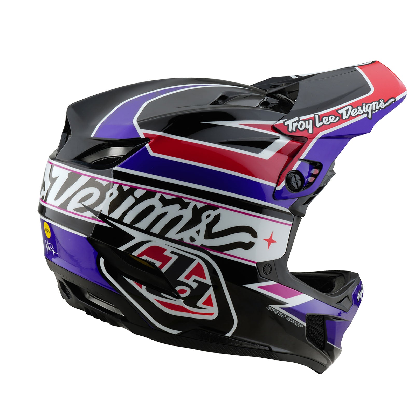 D4 Polyacrylite Helmet Linear Black - Image 4
