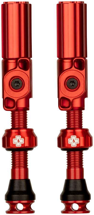 Muc-Off Big Bore Hyrid Tubeless Valve Stems - Small 30mm Red