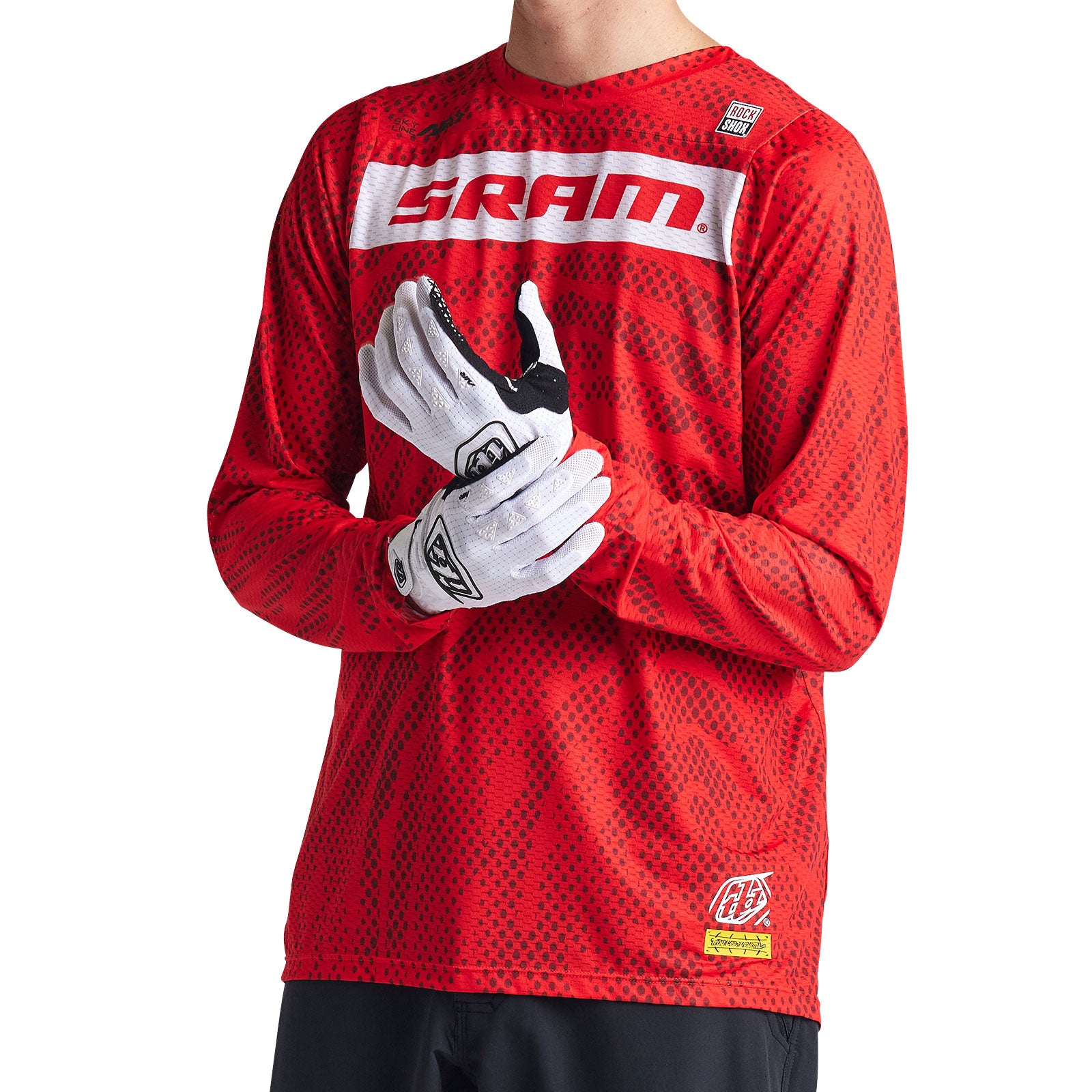 Skyline Air LS Jersey SRAM Roots Fiery Red - Image 10