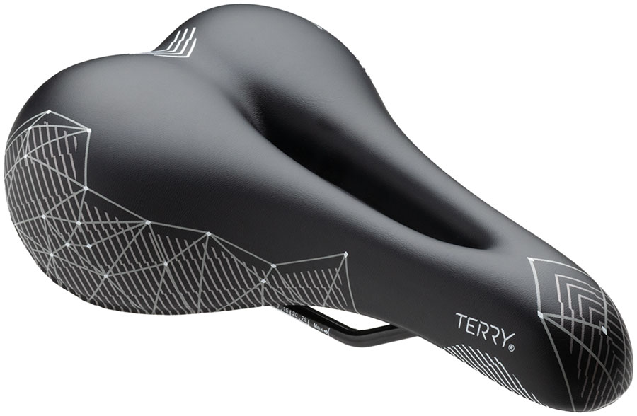 Terry Cite Y Gel Saddle - Steel Prism White Terry Cite Y Gel Saddle - Steel Prism White