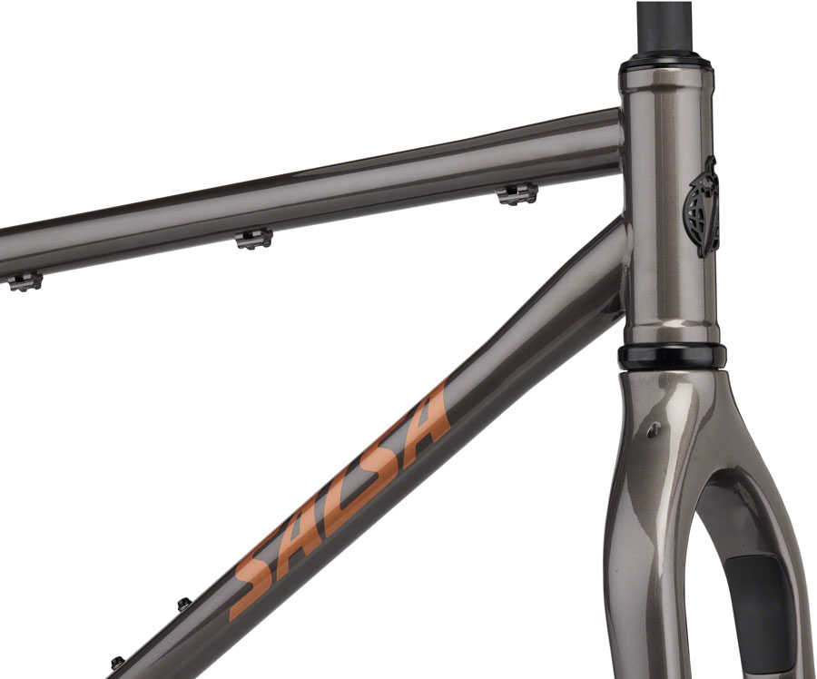 Salsa Fargo Frameset - 29", Steel, Graphite - Image 2
