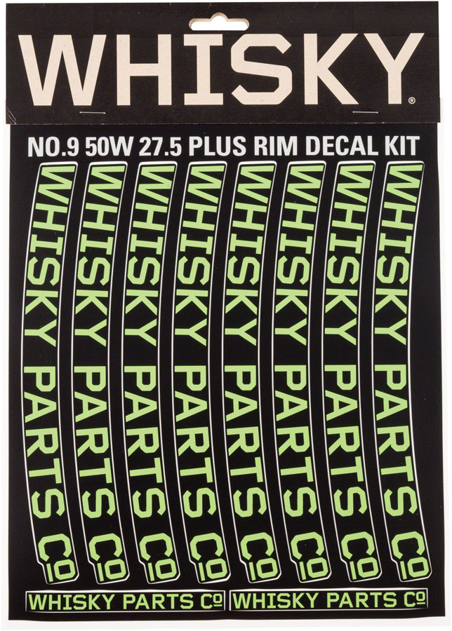 WHISKY 50w Rim Decal Kit for 2 Rims variant 4