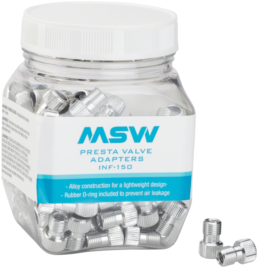 MSW Presta Valve to Schrader Valve Adapters MSW Presta Valve to Schrader Valve Adapters