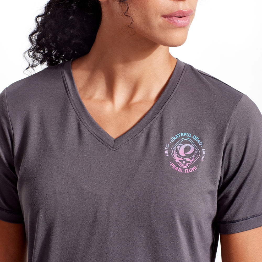 Grateful Dead x PEARL iZUMi Women's Ten Spot Midland Graphic Tee - Image 3