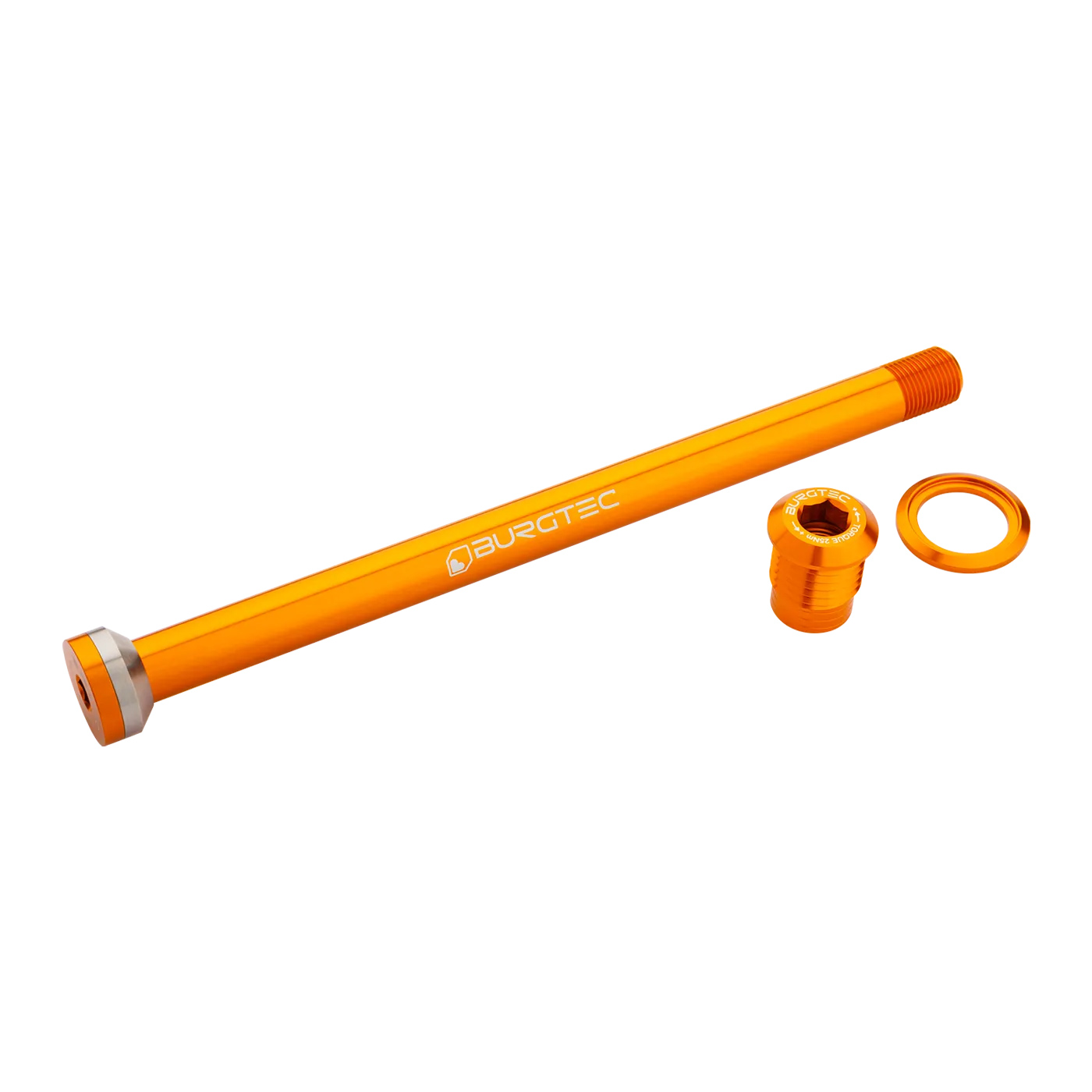 Burgtec Canyon 173mm Rear Axle - Iron Bro Orange