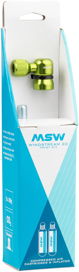 MSW Windstream Twist CO2 Inflator w/ Cartridge