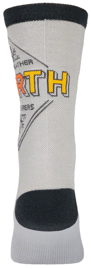 45NRTH Adventure Crew Lightweight Wool Sock - Gray/Dark Blue - Image 4