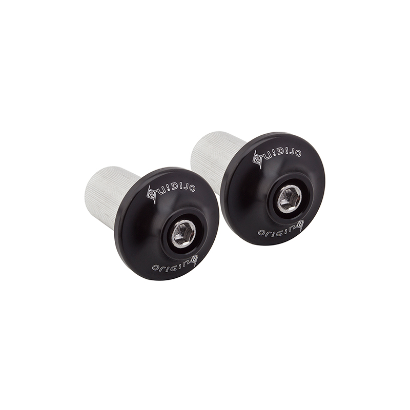 Origin8 Bar Keeper Bar End Plugs Anodized Black Locking 32mm Origin8 Bar Keeper Bar End Plugs Anodized Black Locking 32mm