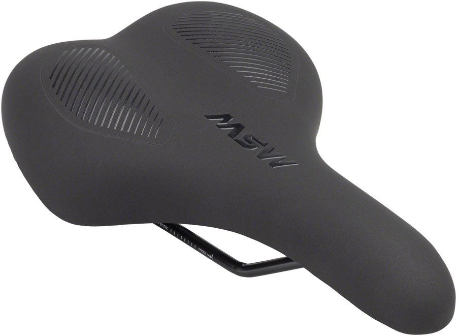 MSW Saddle - Memory Foam Soft Touch Cover Steel, Black variant 2