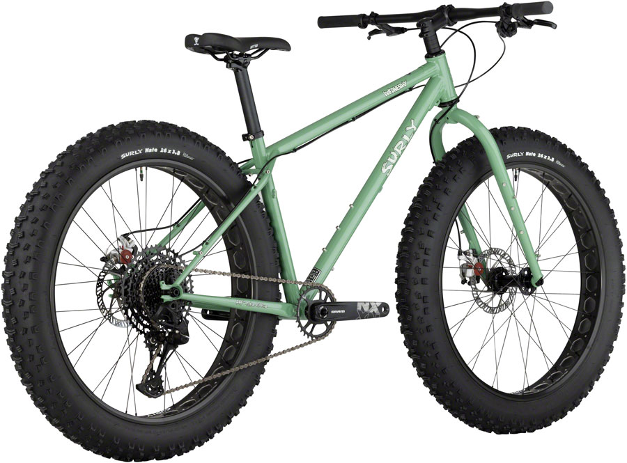 Surly Wednesday Fat Bike - 26", Steel, Shangri-La Green - Image 3
