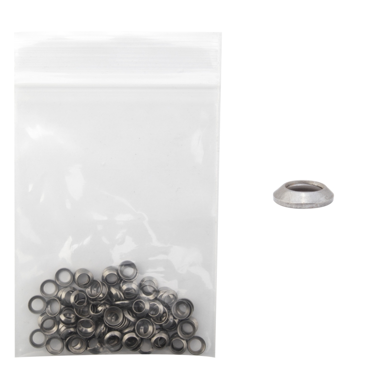 Wheel master Nipple Washers Nipple Washer Bag of 100 Stainless Steel Silver