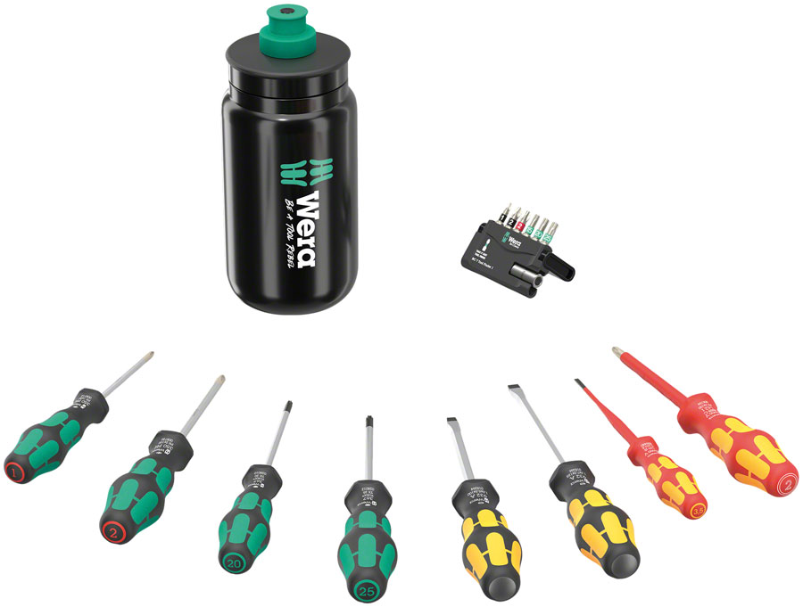 Wera 9540 Kraftform XL Bottle Tool Set Wera 9540 Kraftform XL Bottle Tool Set