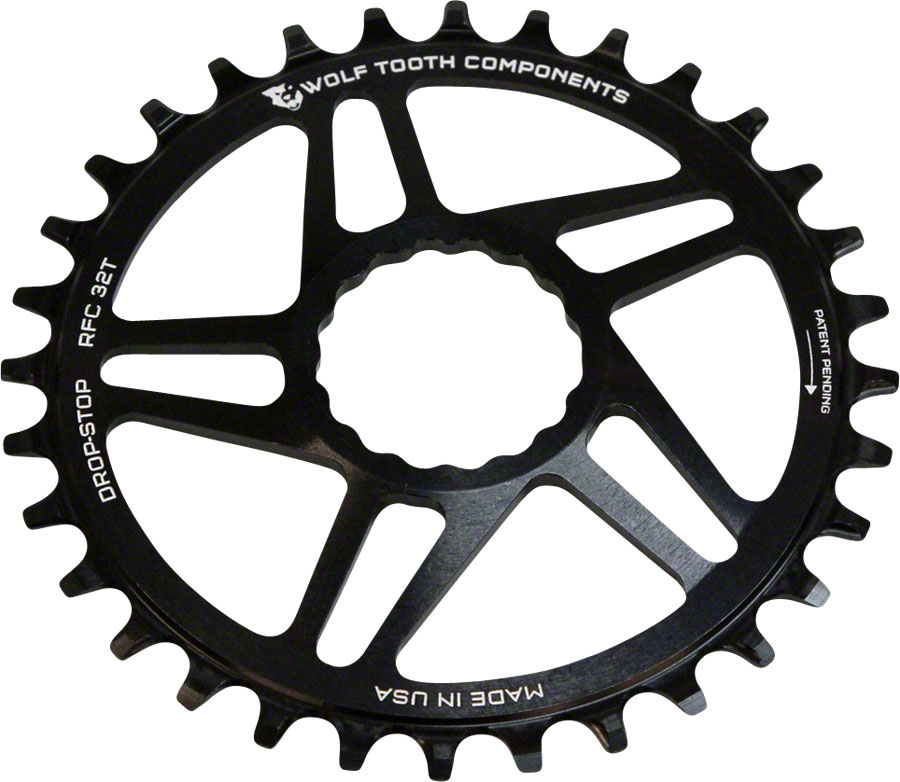 Wolf Tooth Direct Mount Chainring - RaceFace/Easton CINCH Direct Mount, Black - Image 6