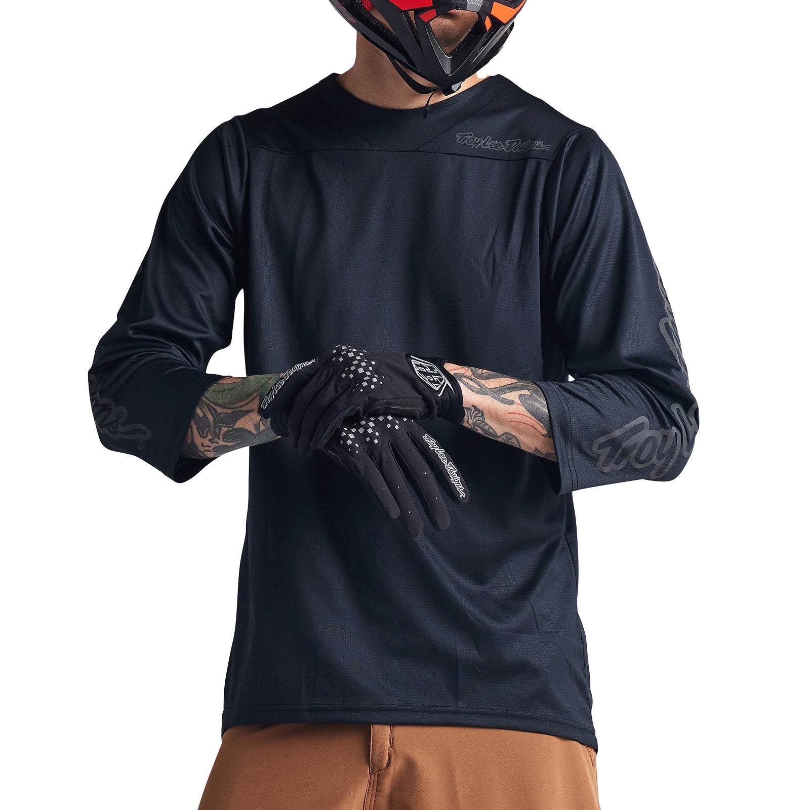 Ruckus 3/4 Jersey Solid Black - Image 7