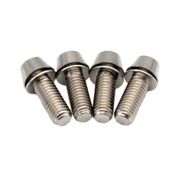 Freedom Coast Titanium Post Mount Bolt Kit 16mm Silver 4/Count