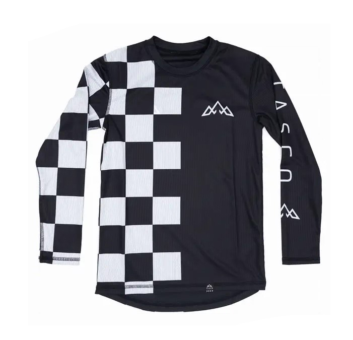 Tasco Mullet L/S Reversible Ride Jersey - Black / White