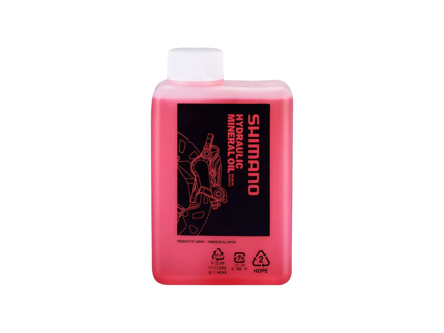 Lubricant Shimano Mineral Oil SM-DBOIL 500mL Pink