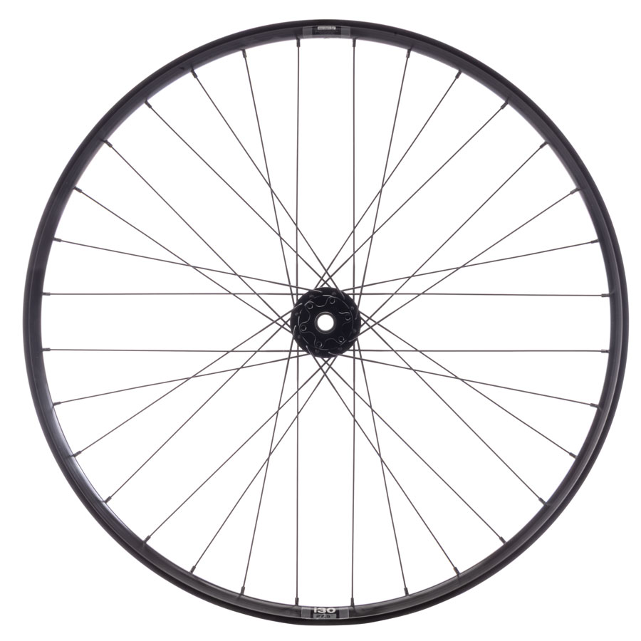 Quality Wheels DT 370 / WTB KOM i30 Front Wheel - 15 x 110mm 6-Bolt, Black - Image 8