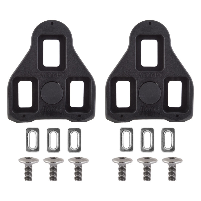 Exustar Look Delta Compatible Road Cleats Black Look Delta 0° Fixed Exustar Look Delta Compatible Road Cleats Black Look Delta 0° Fixed