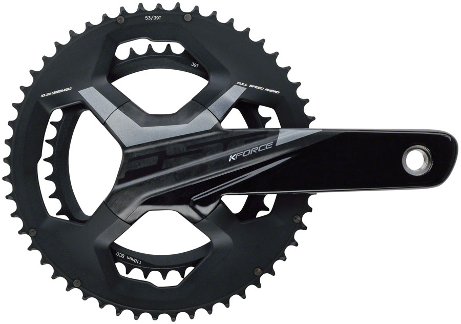 Full Speed Ahead K-Force WE Crankset - 11/12-Speed, 50/34t, 110BCD, 386 EVO Spindle Interface, Black - Image 2 Full Speed Ahead K-Force WE Crankset - 11/12-Speed, 50/34t, 110BCD, 386 EVO Spindle Interface, Black - Image 2