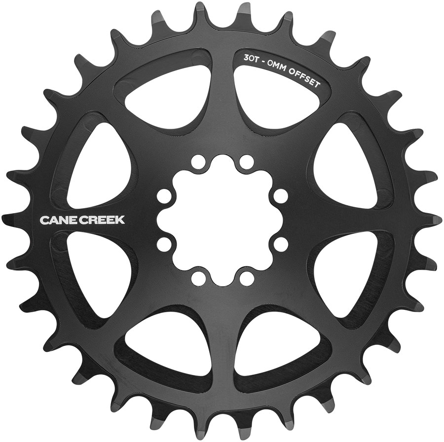 Cane Creek Direct Mount Chainring - 30t 8-Bolt Direct Mount 0mm Offset Black Cane Creek Direct Mount Chainring - 30t 8-Bolt Direct Mount 0mm Offset Black