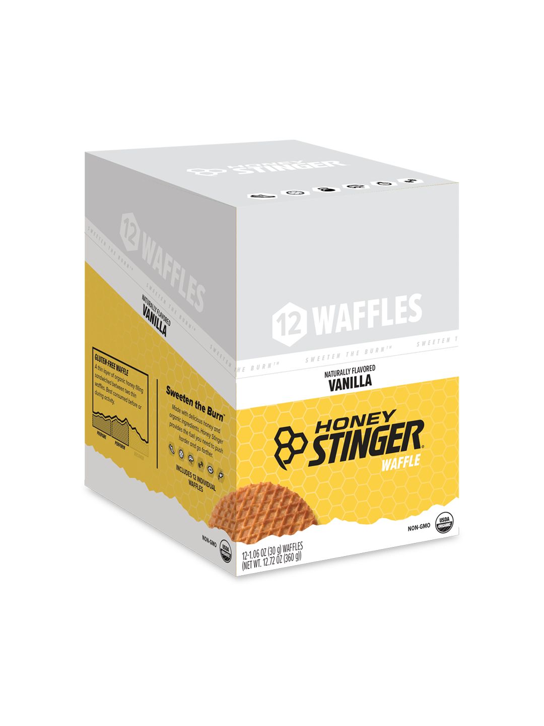 Supplement Honey Stinger Organic Waffle Vanilla 12 Pack