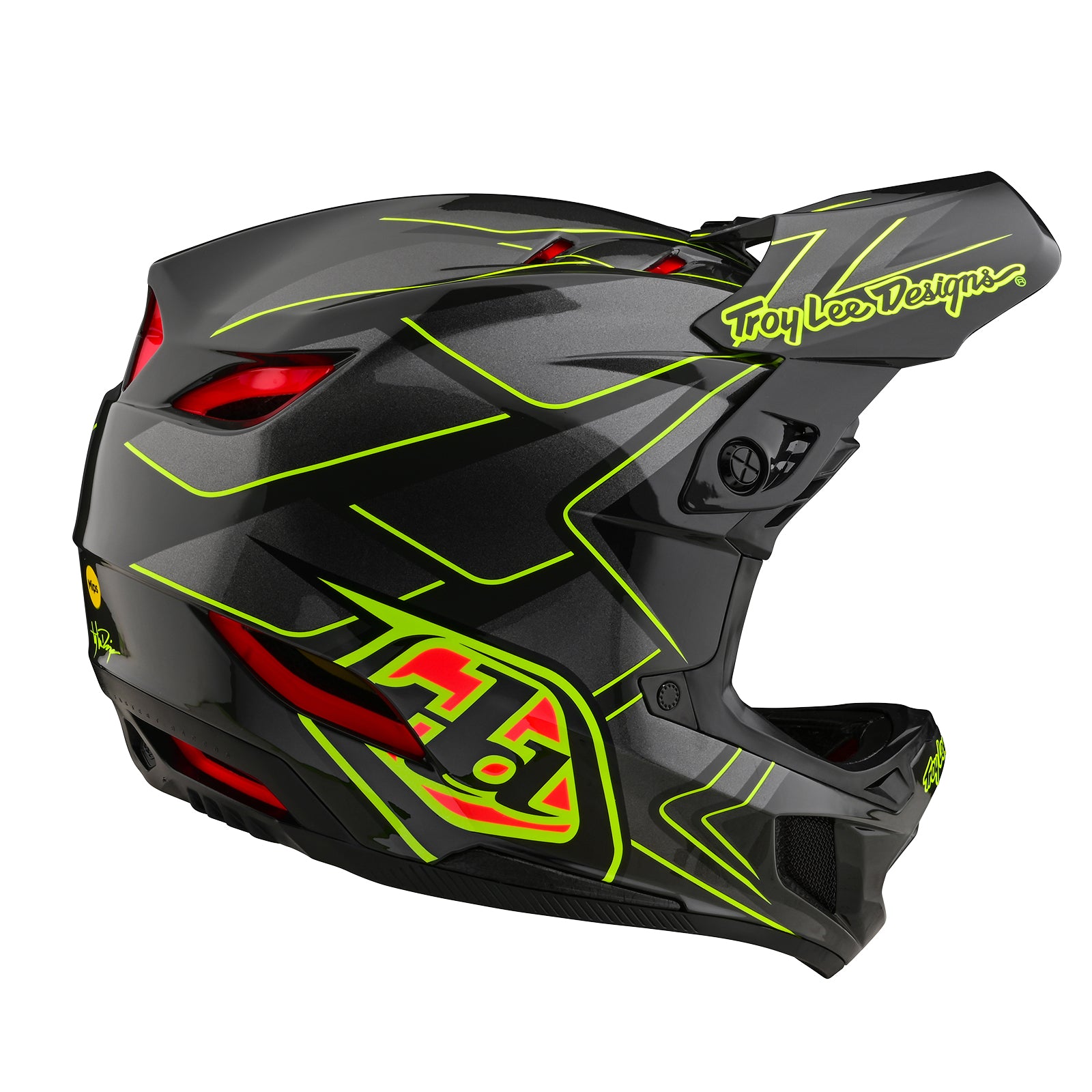 D4 Composite Helmet Ghostwing Gray - Image 4