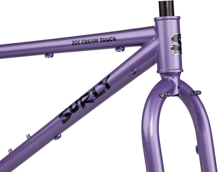 Surly Ice Cream Truck Frameset - 26", Steel, Taro Milk Tea - Image 2