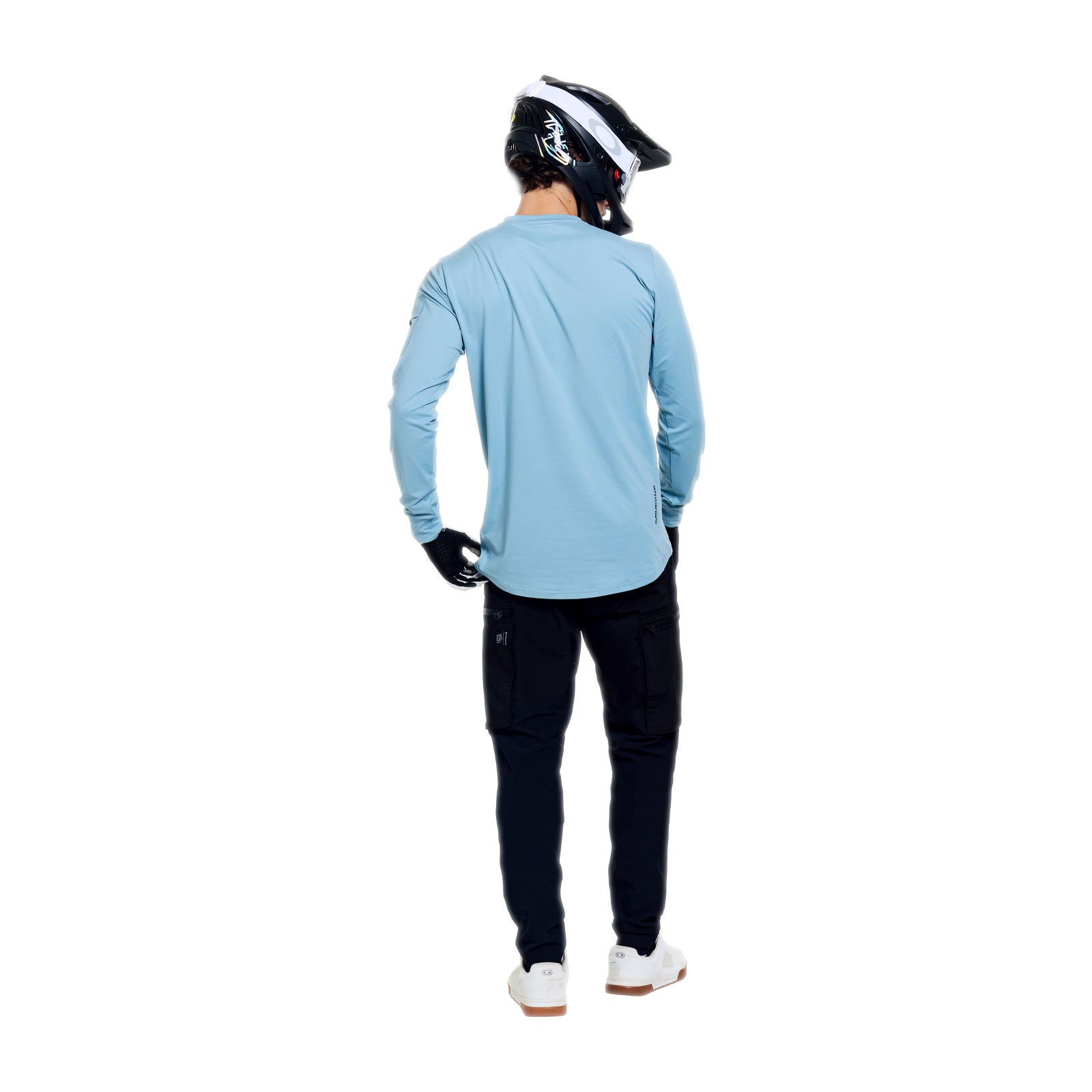 Ruckus Ride LS Tee Waves Dawn Blue - Image 10