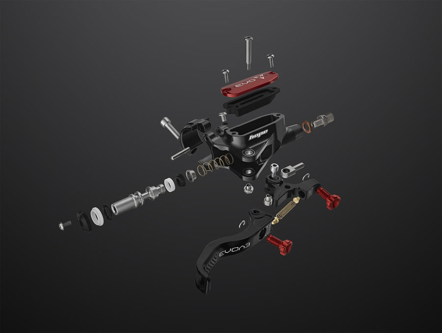 Hope EVO GR4 Gravity Disc Brake & Lever Set - Image 2
