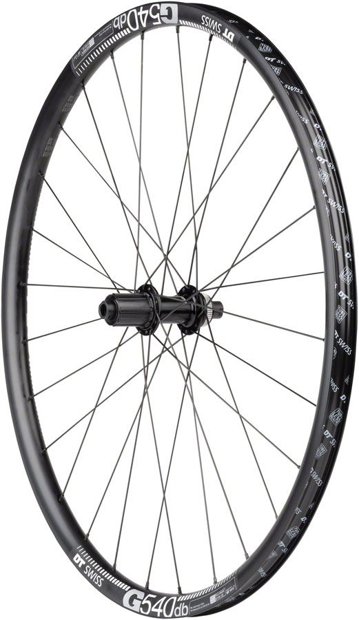 Quality Wheels Tiagra/G540 Rear Wheel - 700c 12 x 142mm Center-Lock HG 11 MTN BLK 28H