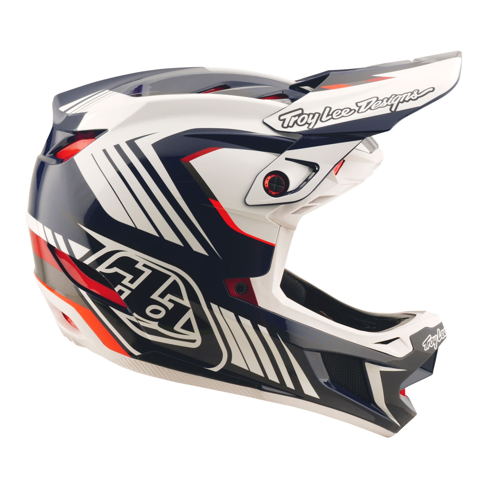 D4 Polyacrylite Helmet Qualifer Blue / White - Image 5