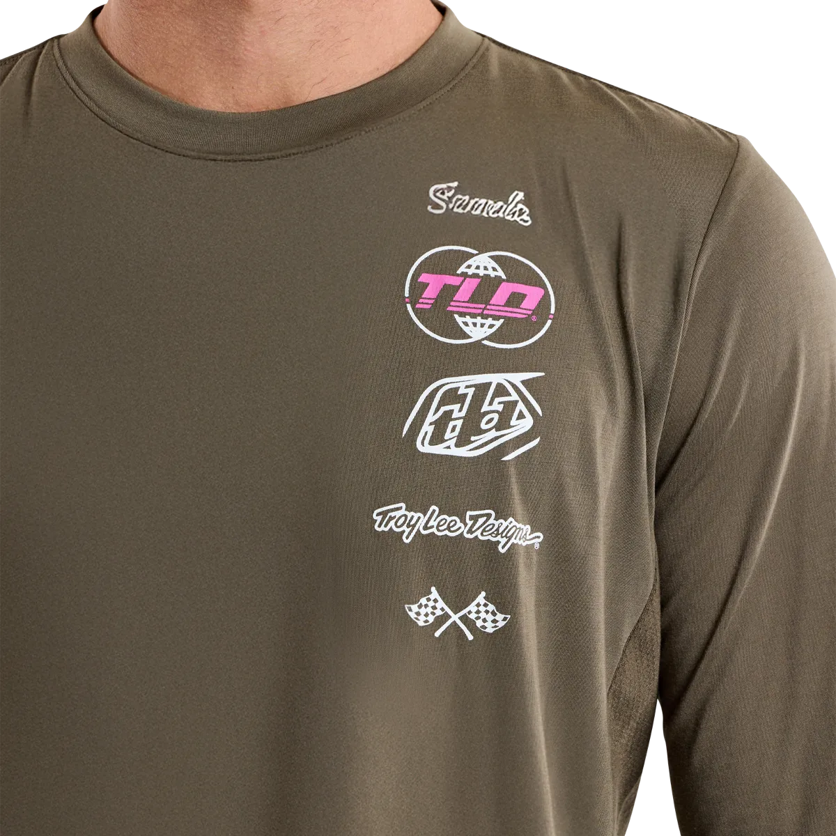 Skyline Long Sleeve Ride Tee Worldwide Caper - Image 14