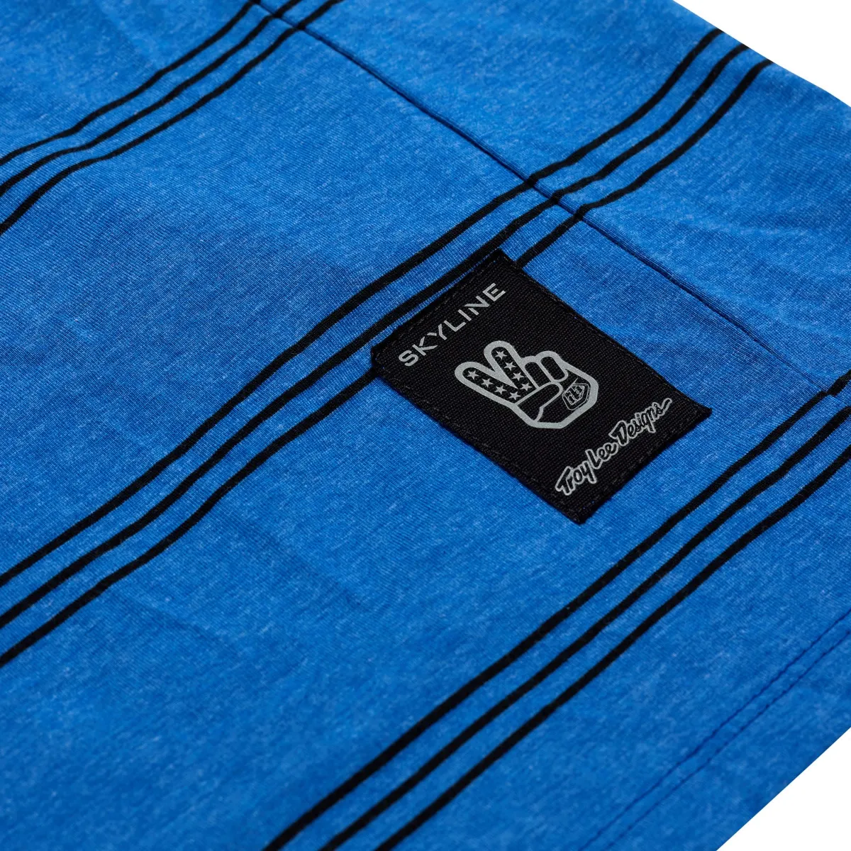 Skyline Short Sleeve Ride Tee Washed Out Cobalt - Image 3