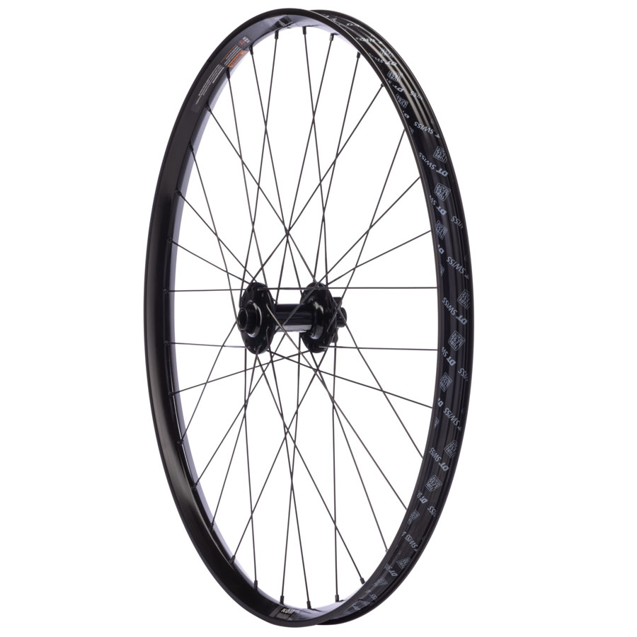 Quality Wheels DT 370 / WTB KOM i30 Front Wheel - 15 x 110mm 6-Bolt, Black variant 2