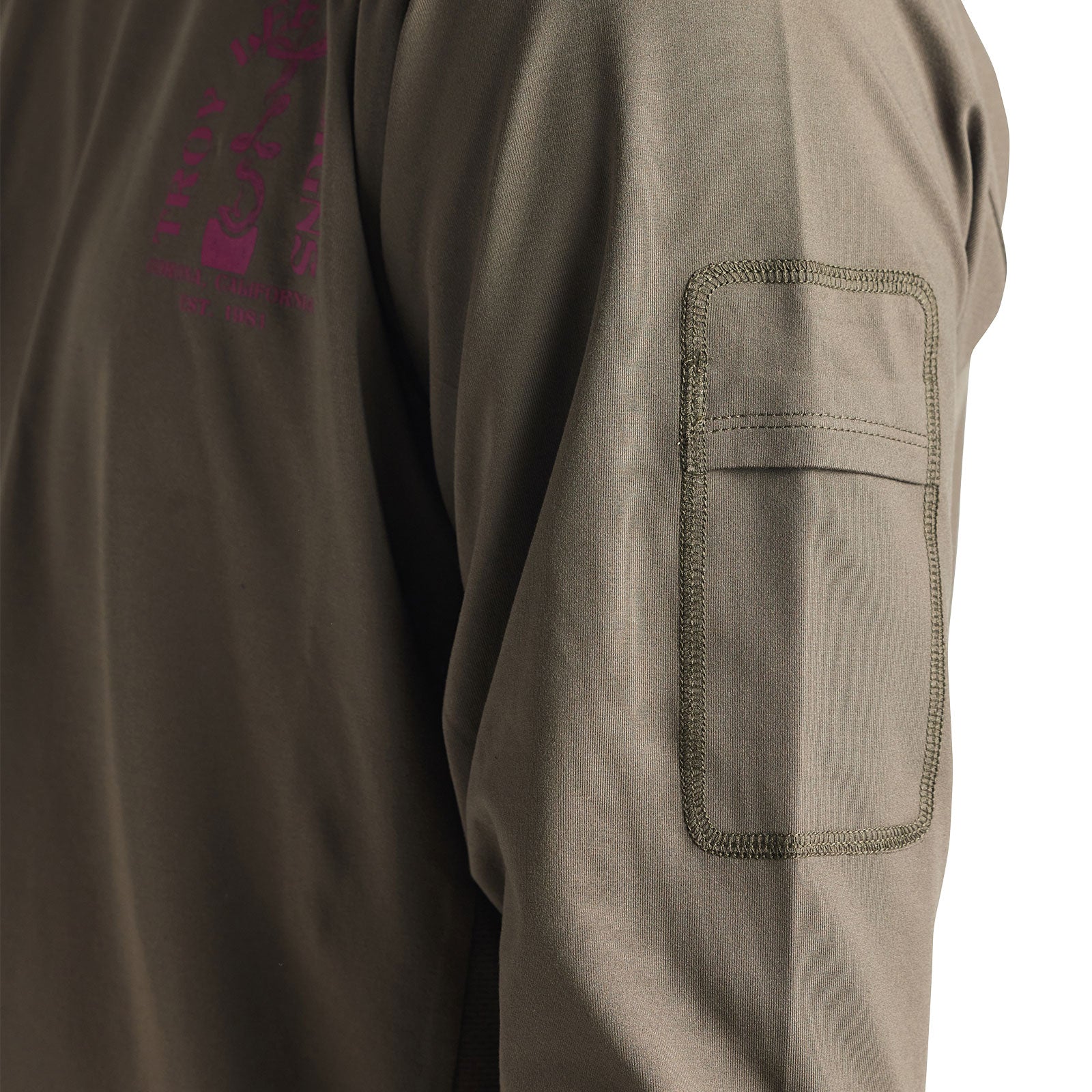 Ruckus Long Sleeve Ride Tee Fangs Olive - Image 12