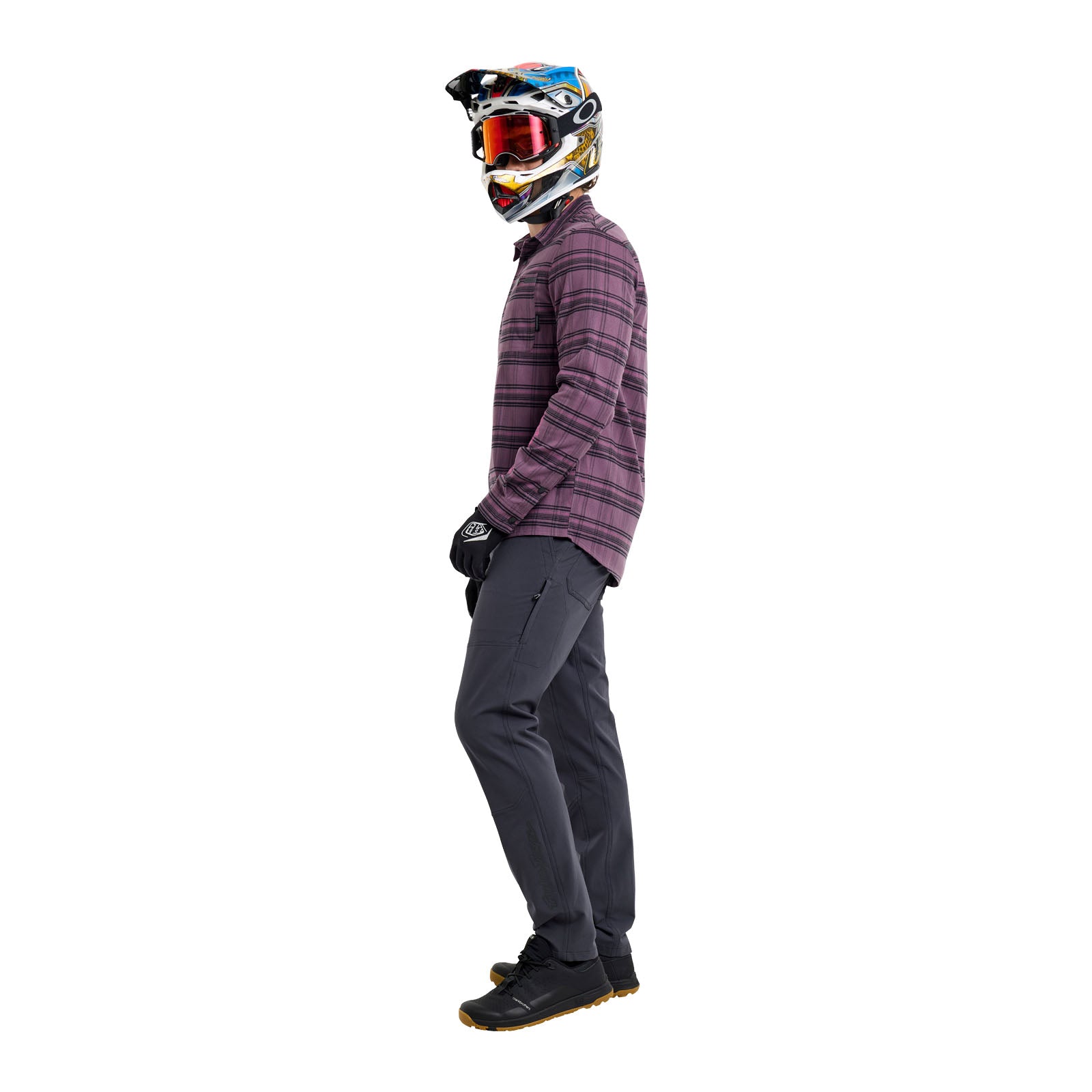 Grind Flannel Yd Plaid Deep Purp - Image 9