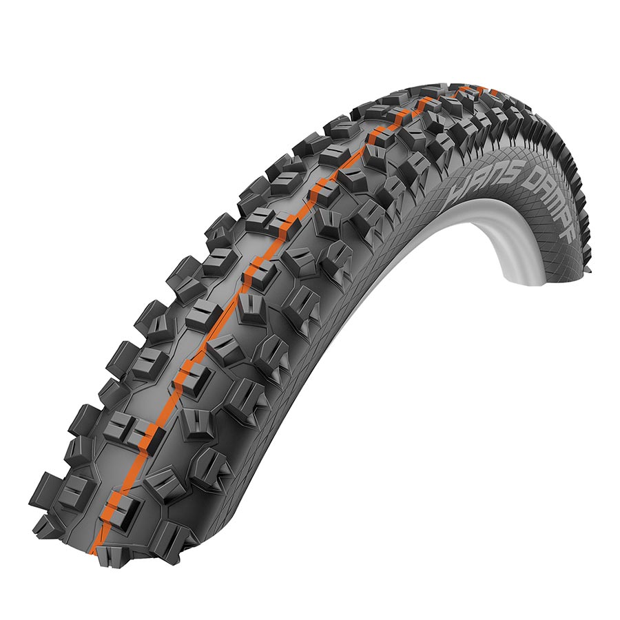 Schwalbe Hans Dampf II Addix Mountain Tire 275x2.35 Folding Tubeless Ready Addix Soft SnakeSkin 67TPI Black