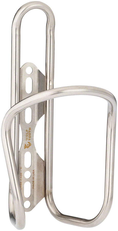 Wolf Tooth Morse Bottle Cage - Silver - Image 2