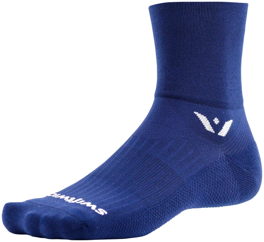 Swiftwick Aspire Four Socks - 4" Navy Small