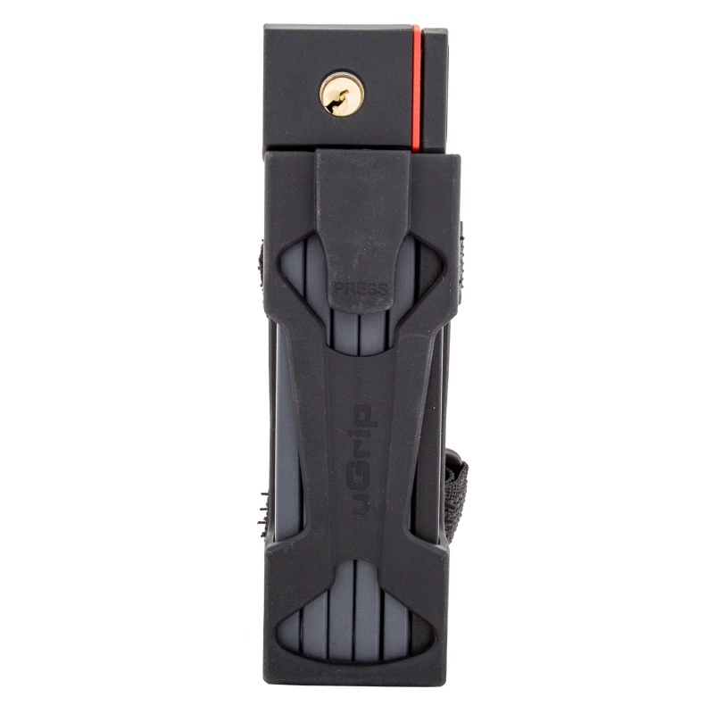 Securit Bronto Link Lock 5mm 2`7`/80cm Key Blk Included