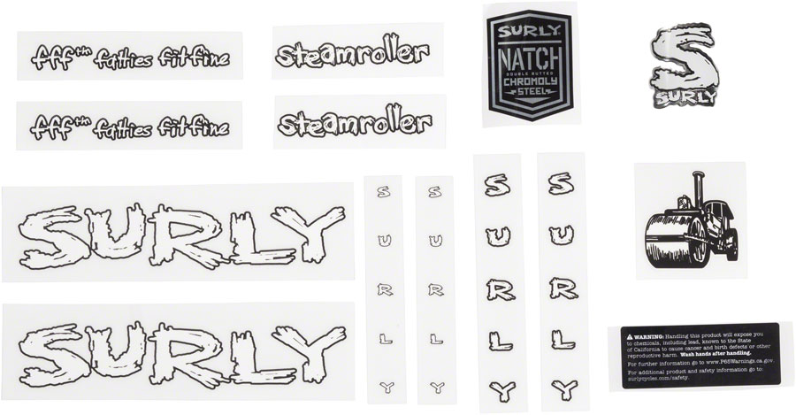 Surly Steamroller Decal Set variant 2