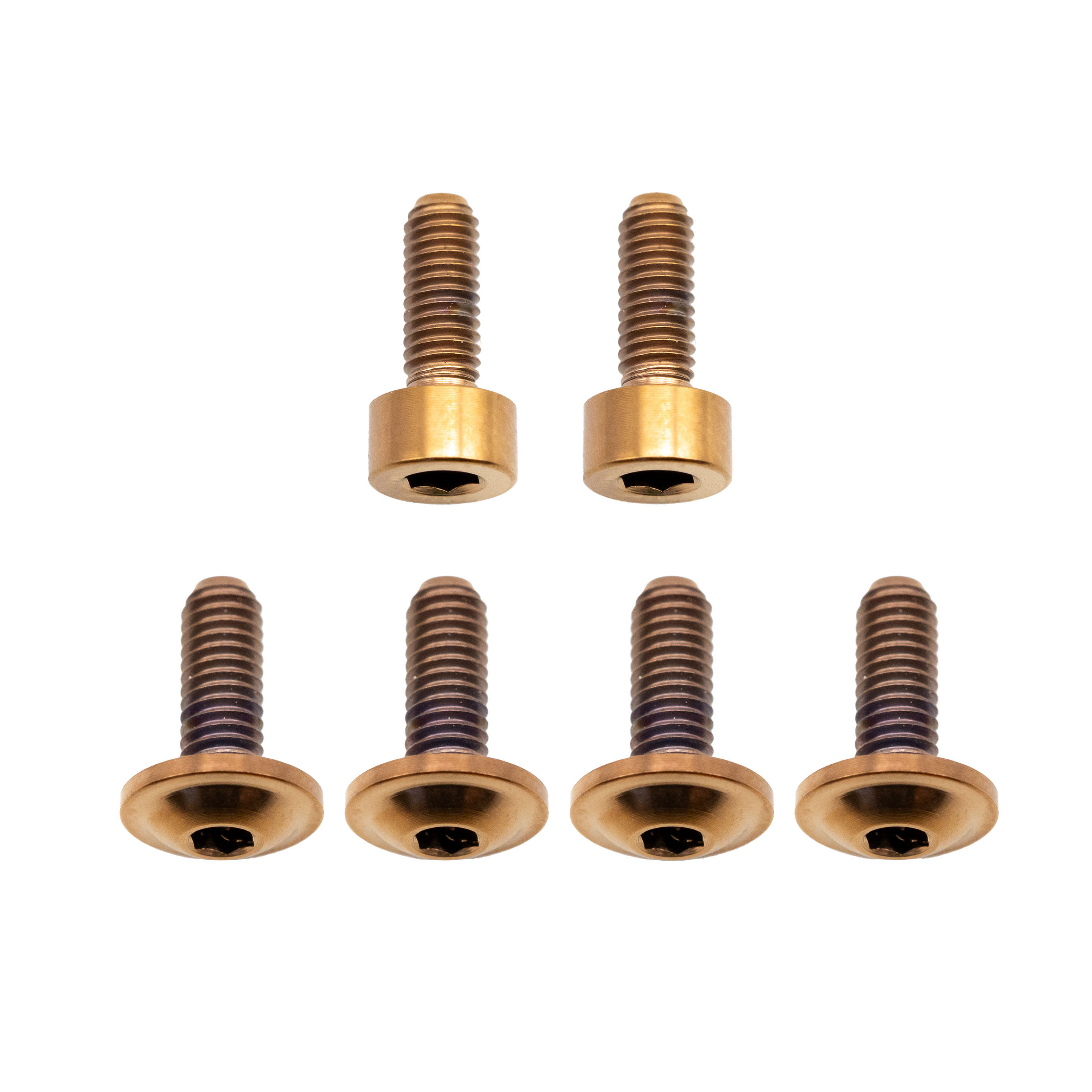 Better Bolts Fox 34SL Fork Ti Bolt Kit Fit4/GripSL Copper6/Count