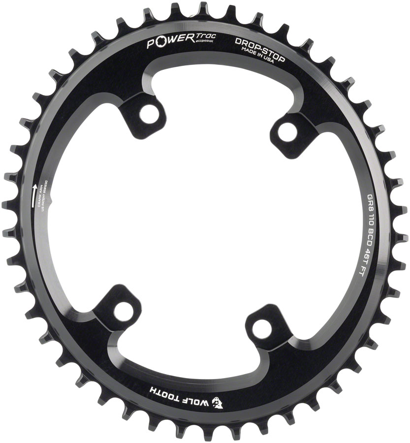 Wolf Tooth Elliptical Shimano GRX 110 Asymmetric BCD Chainring - Image 6