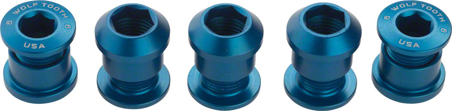 Wolf Tooth 1x Chainring Bolt Set - 6mm Dual Hex Fittings - Image 8