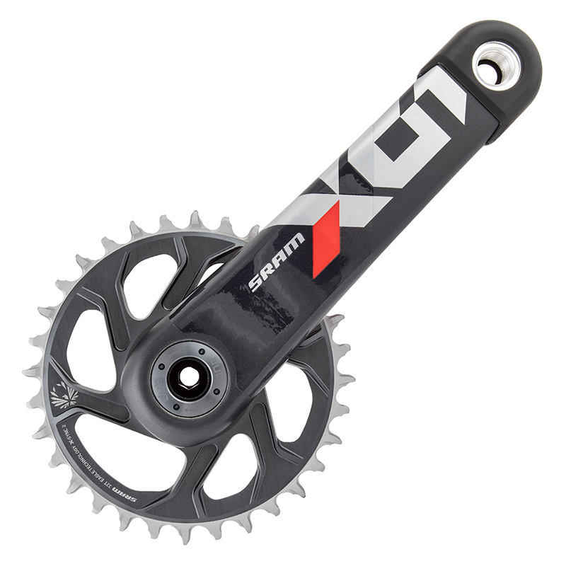 Sram X01 Eagle 170x32 DUB crankset L-red Sram X01 Eagle 170x32 DUB crankset L-red