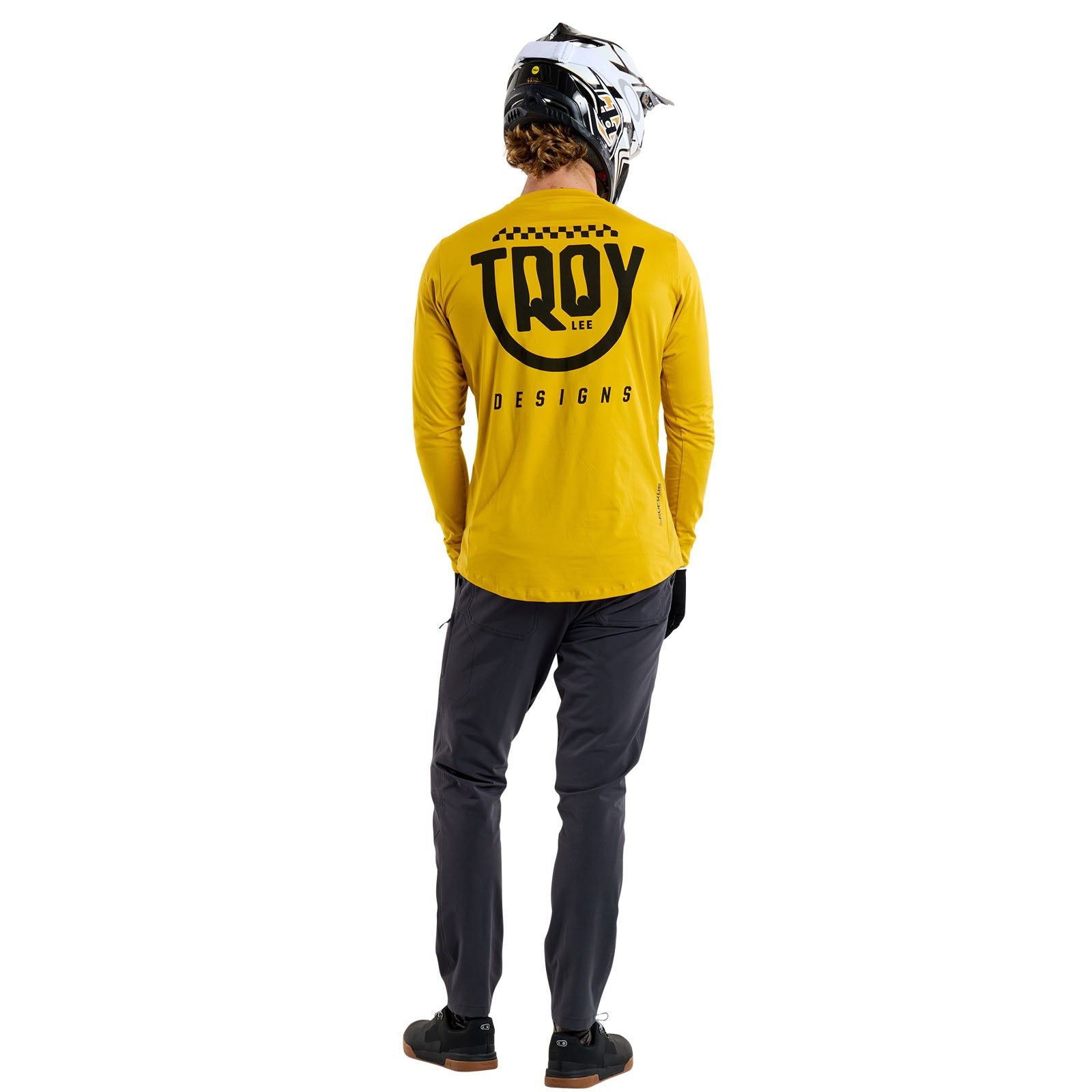 Ruckus Long Sleeve Ride Tee Eyez Safron - Image 9