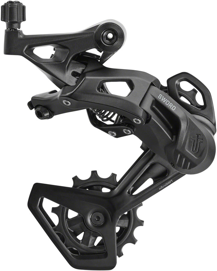 microSHIFT Sword BLK 1x9-Speed Groupset -  Includes Brake/Shifters Rear Derailleur Medium Cage - Image 3