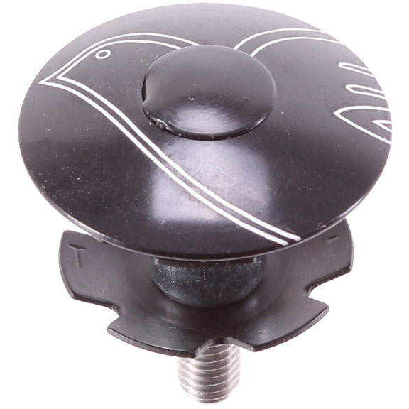 Cinelli Top Cap Kit Columbus 1-1/8" Alloy Steerers Black