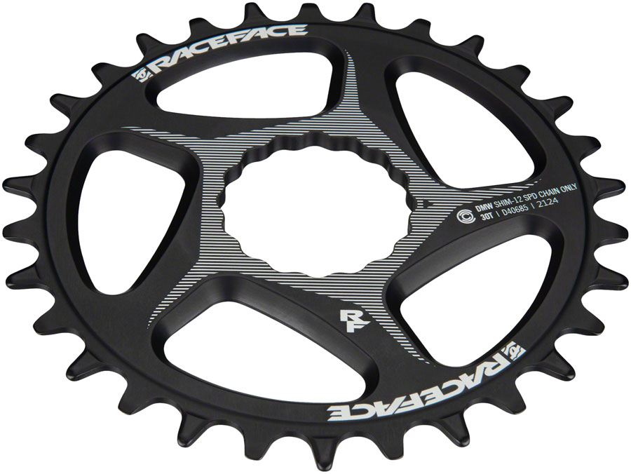 RaceFace Direct Mount Wide Chainring - CINCH For Shimano 12-Speed HG+ Compatible Chain, Black - Image 3